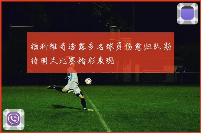 扬科维奇透露多名球员伤愈归队期待明天比赛精彩表现